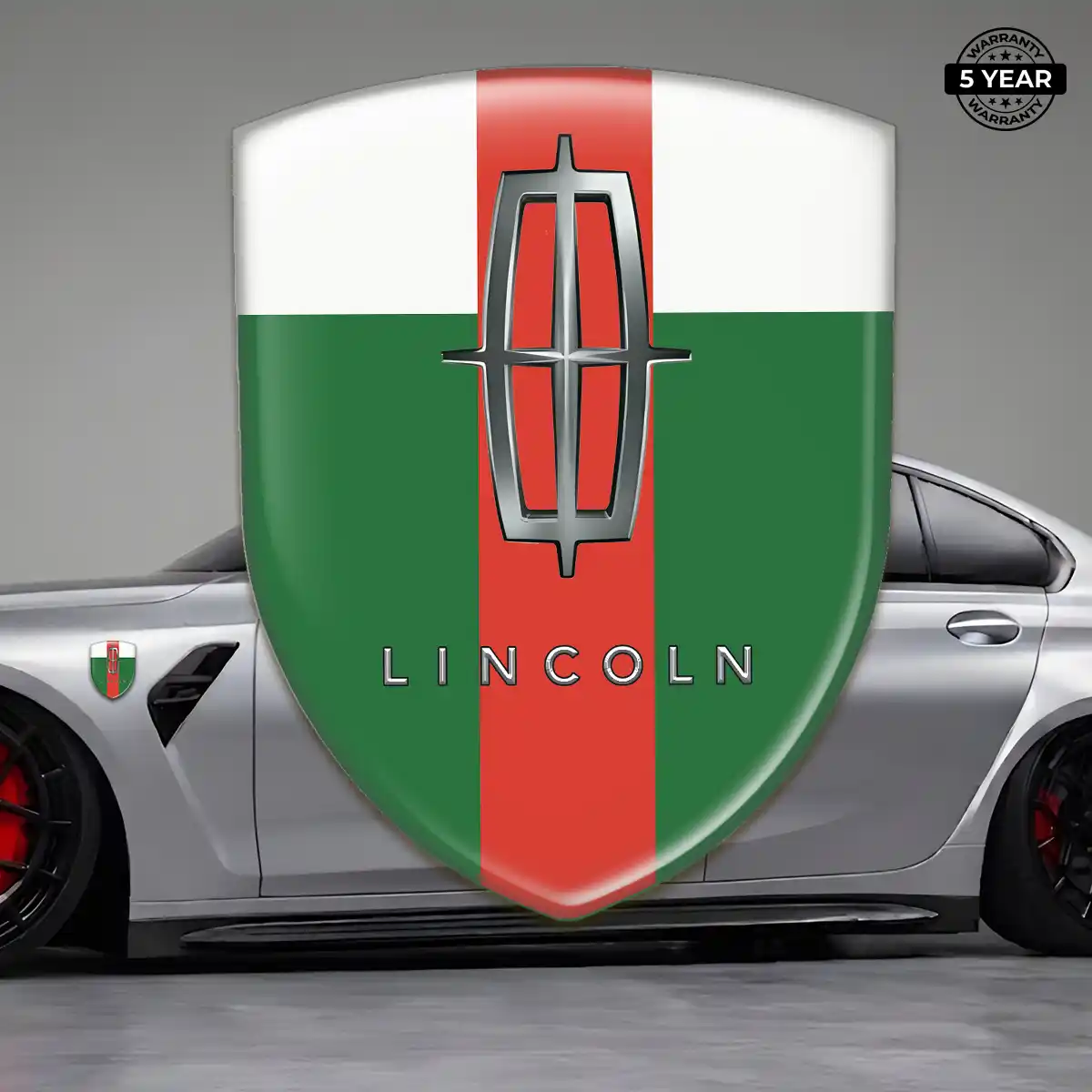 Lincoln Automotive Logo Sticker Elite Finish