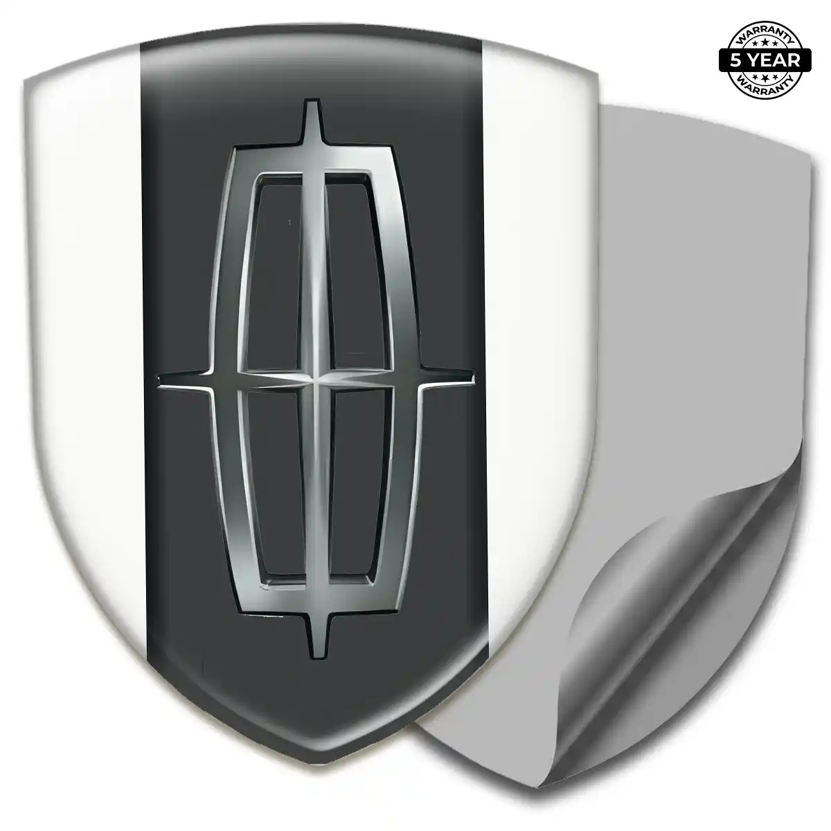Lincoln Automotive Logo Sticker Sleek Style