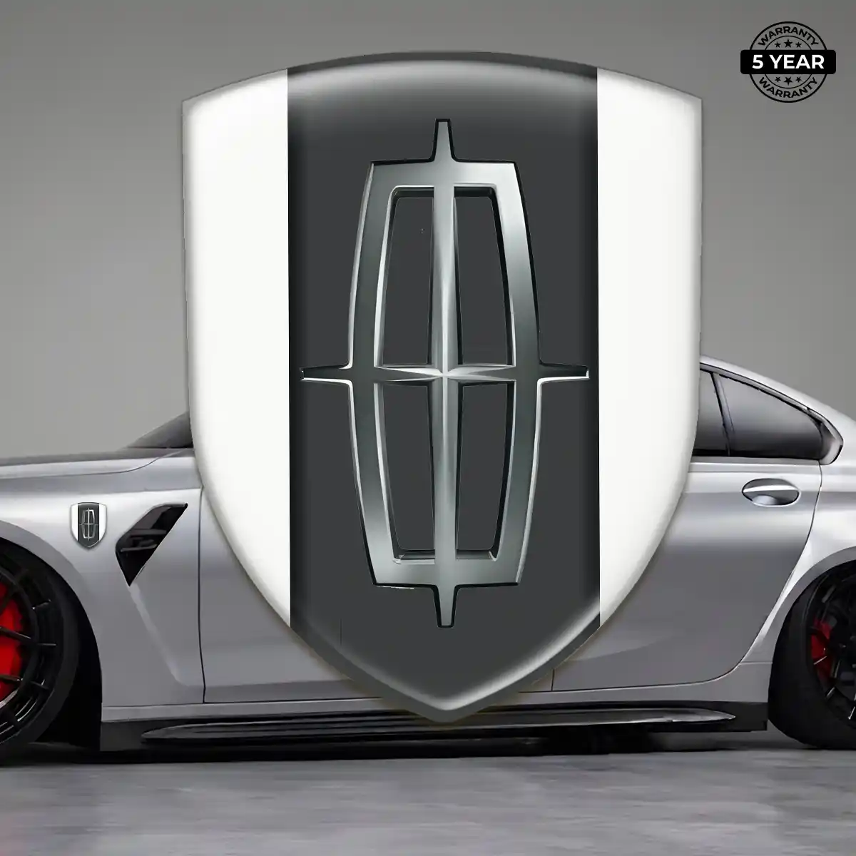 Lincoln Automotive Logo Sticker Sleek Style