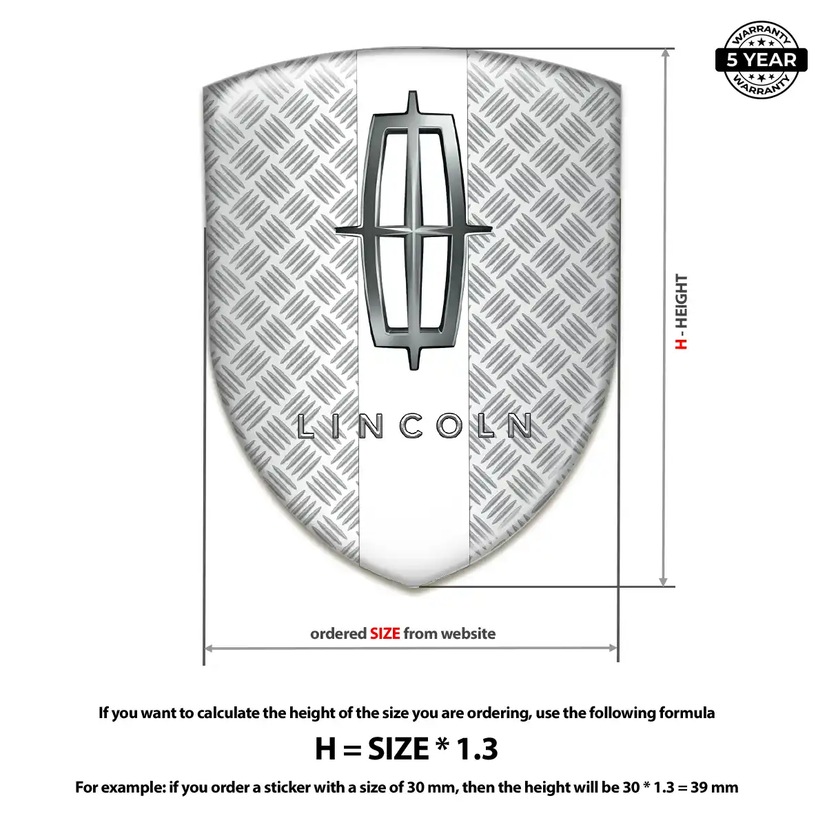 Lincoln Badge Elite Finish