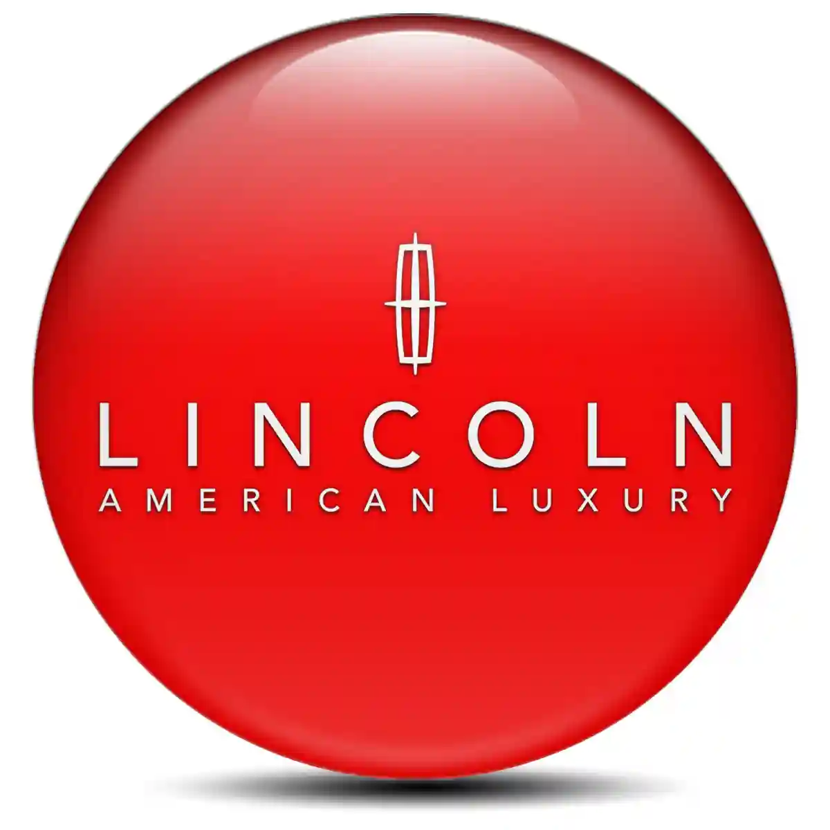 Lincoln Badge Emblems Center Cap Self-Adhesive Sleek Style