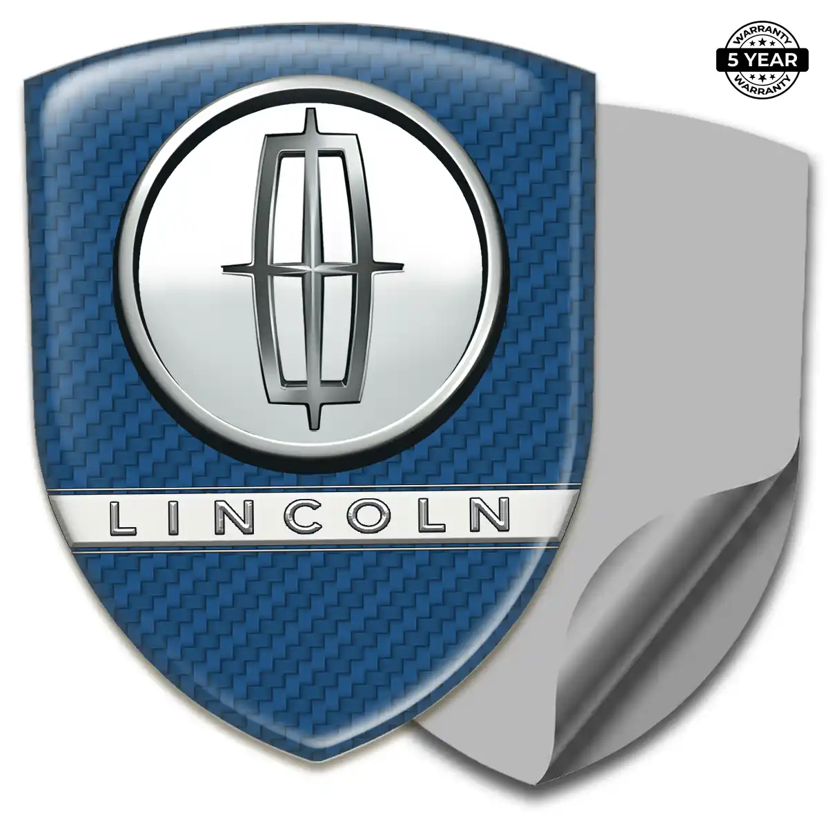 Lincoln Car Badge Sticker Elite Finish