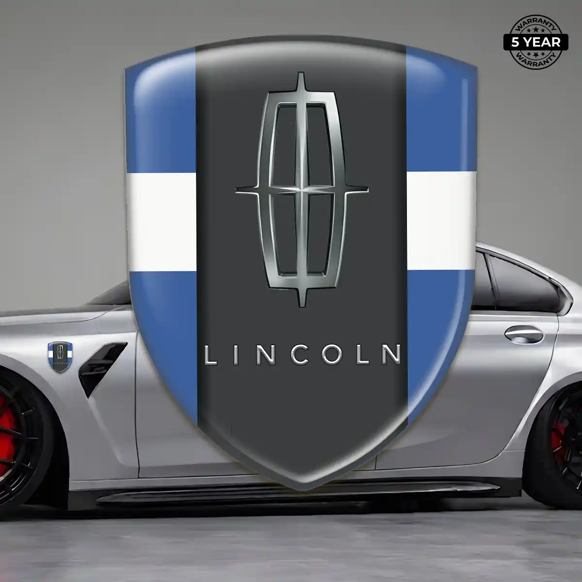 Lincoln Car Emblem Decal Elite Finish
