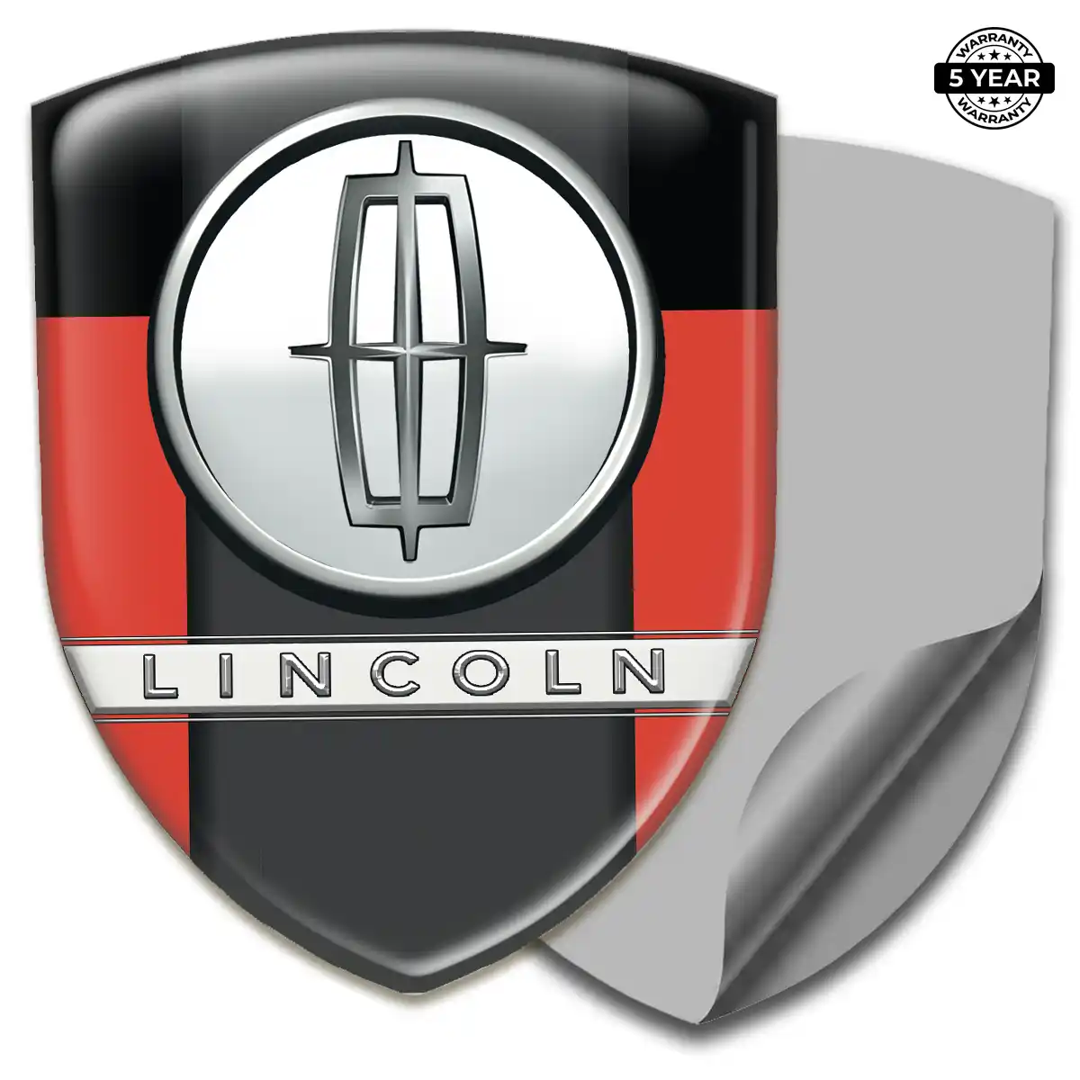 Lincoln Car Emblem Sticker Elite Finish