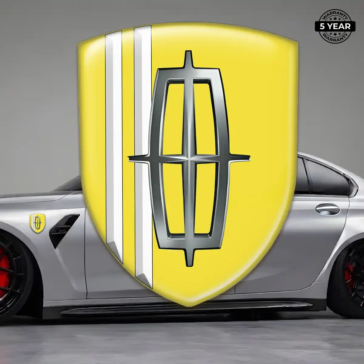 Lincoln Car Emblem Sticker Refined Design