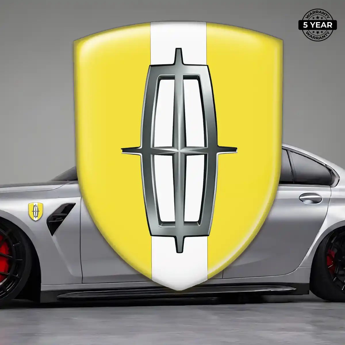 Lincoln Car Emblem Sticker Sleek Style