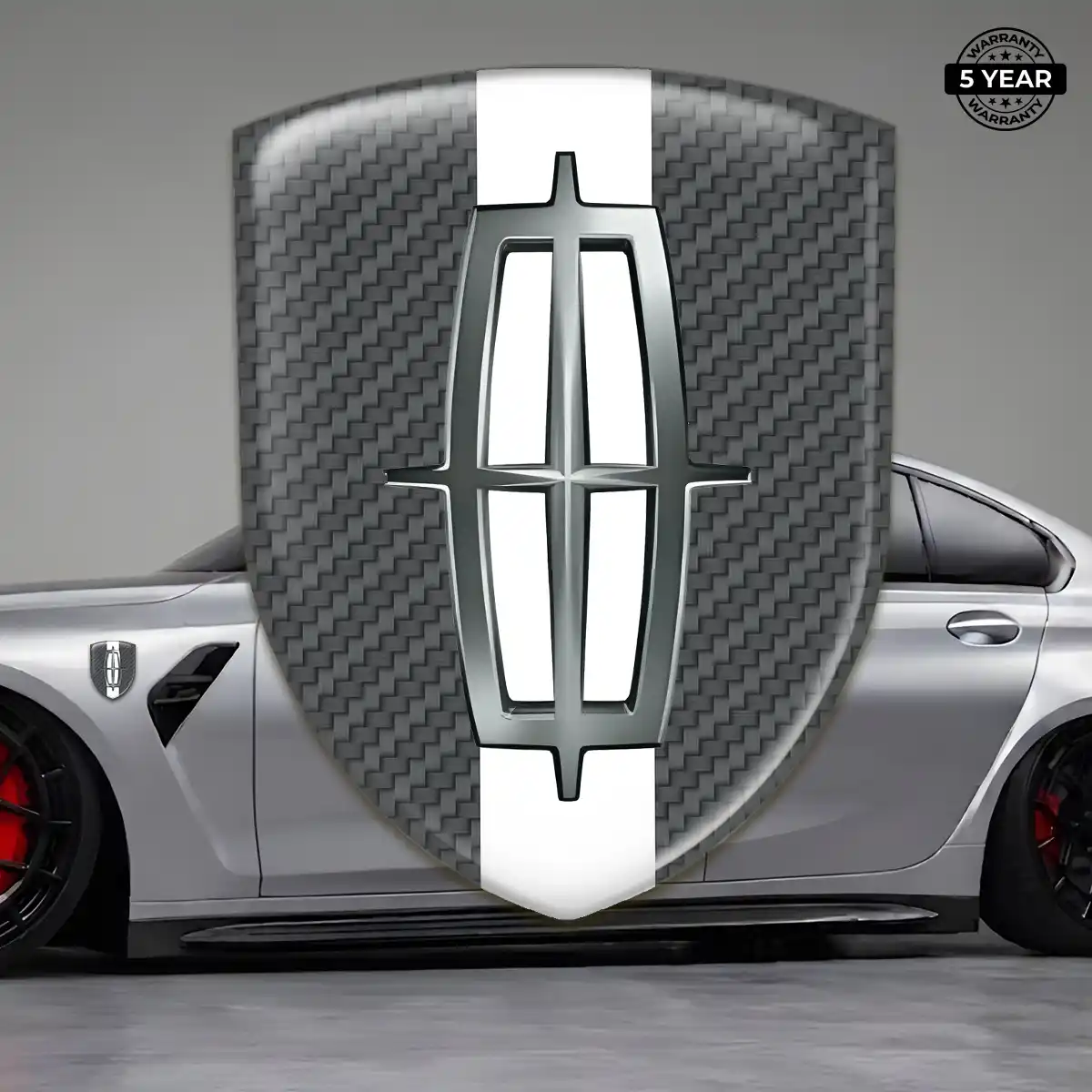 Lincoln Car Logo Decal Refined Design