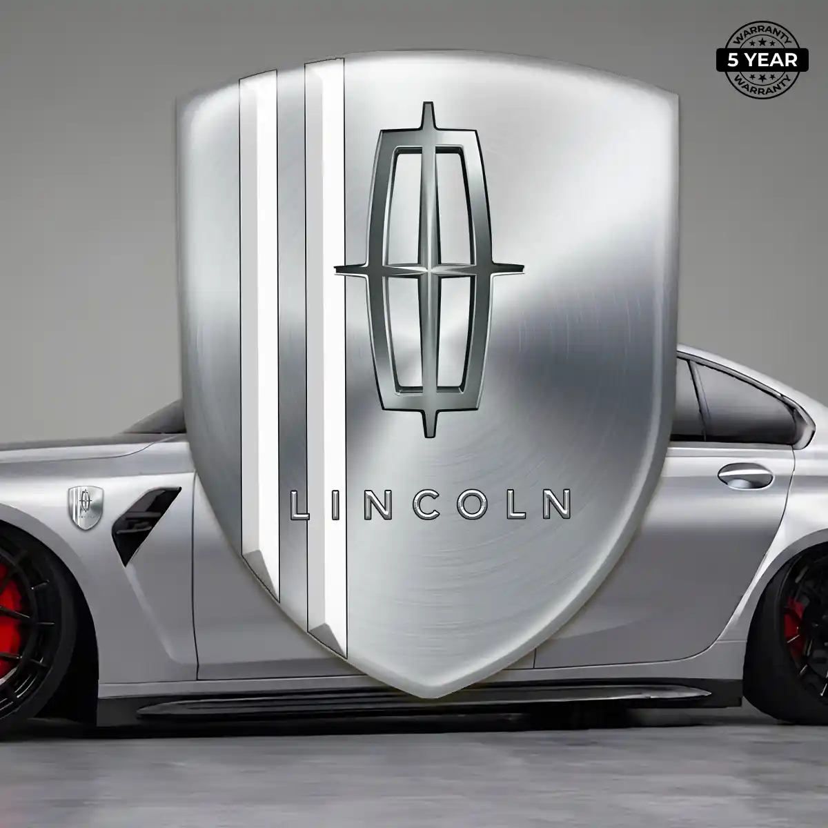 Lincoln Crest Emblem Refined Design