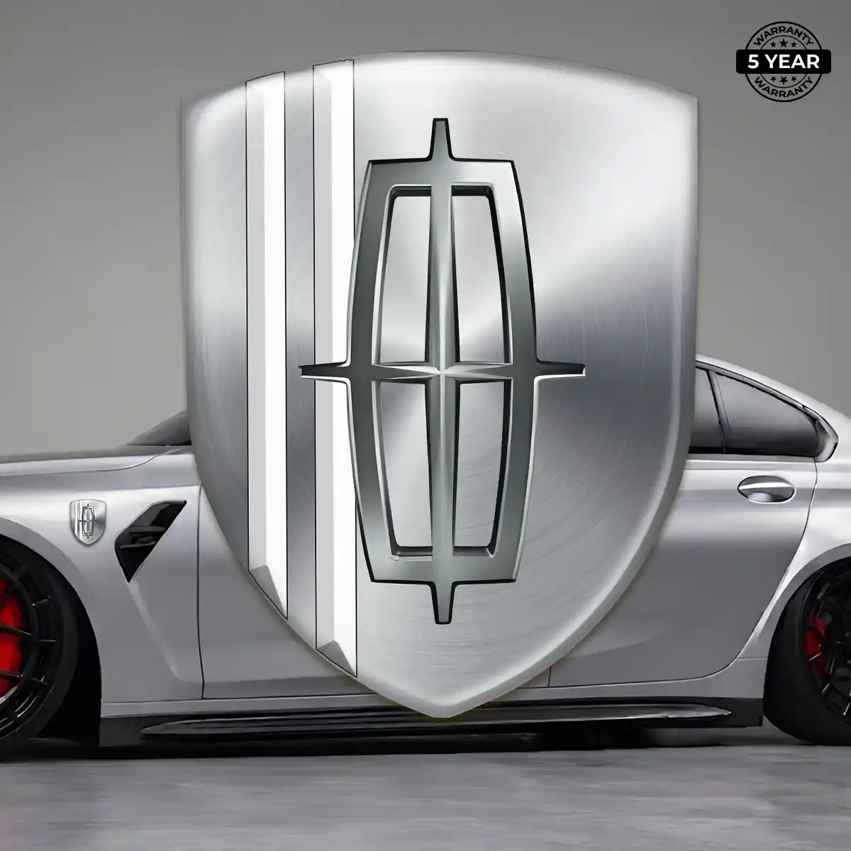 Lincoln Crest Emblem Sleek Style