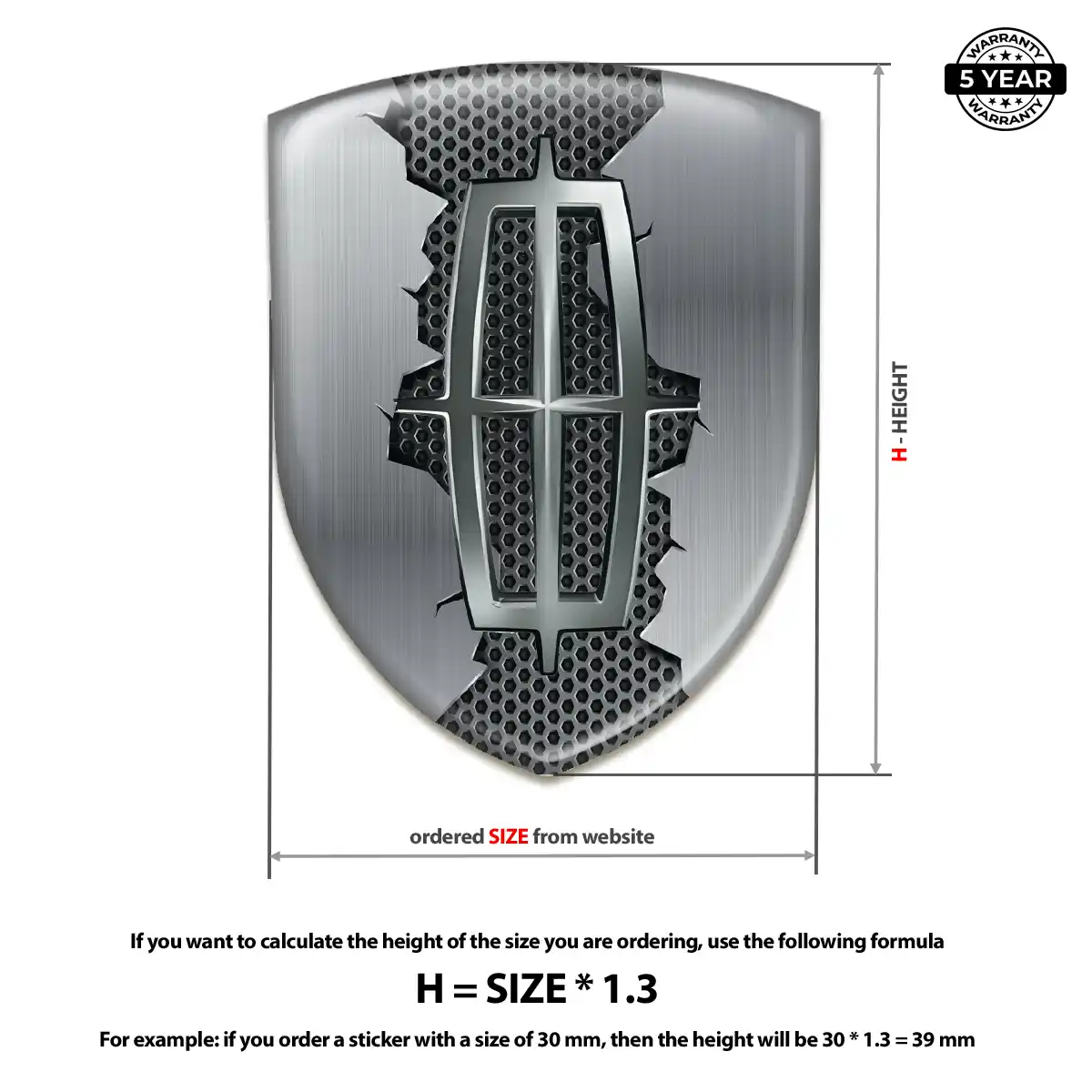 Lincoln Crest Logo Emblem Refined Design