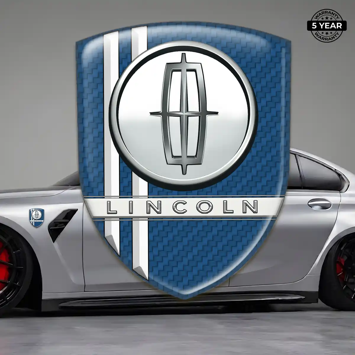 Lincoln Crest Logo Emblem Sleek Style