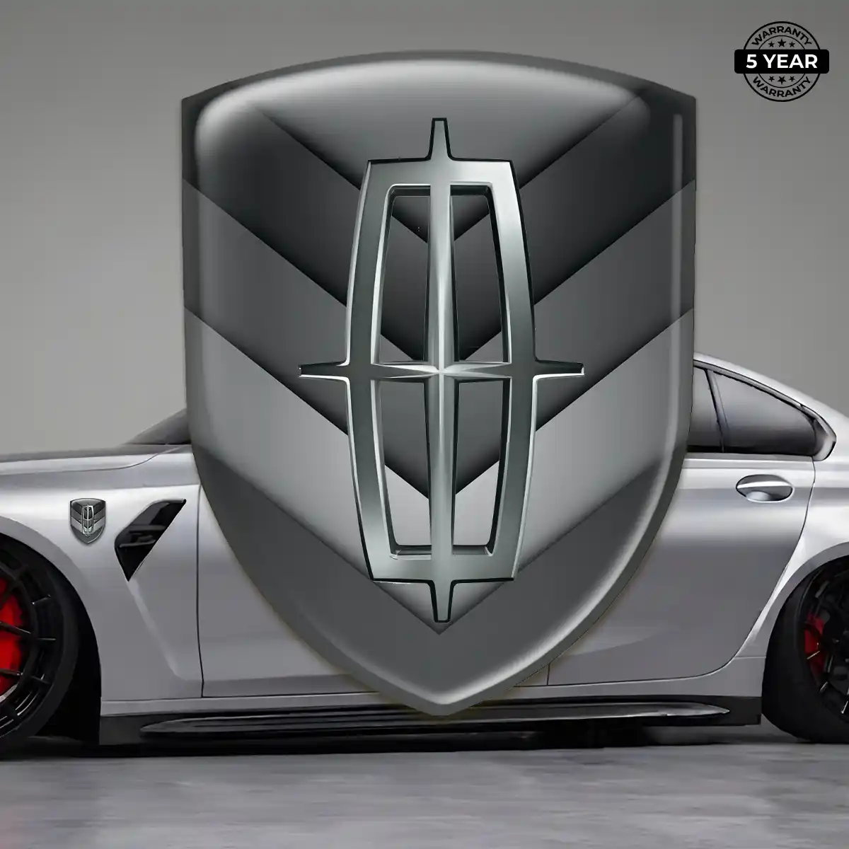 Lincoln Domed Badge Refined Design