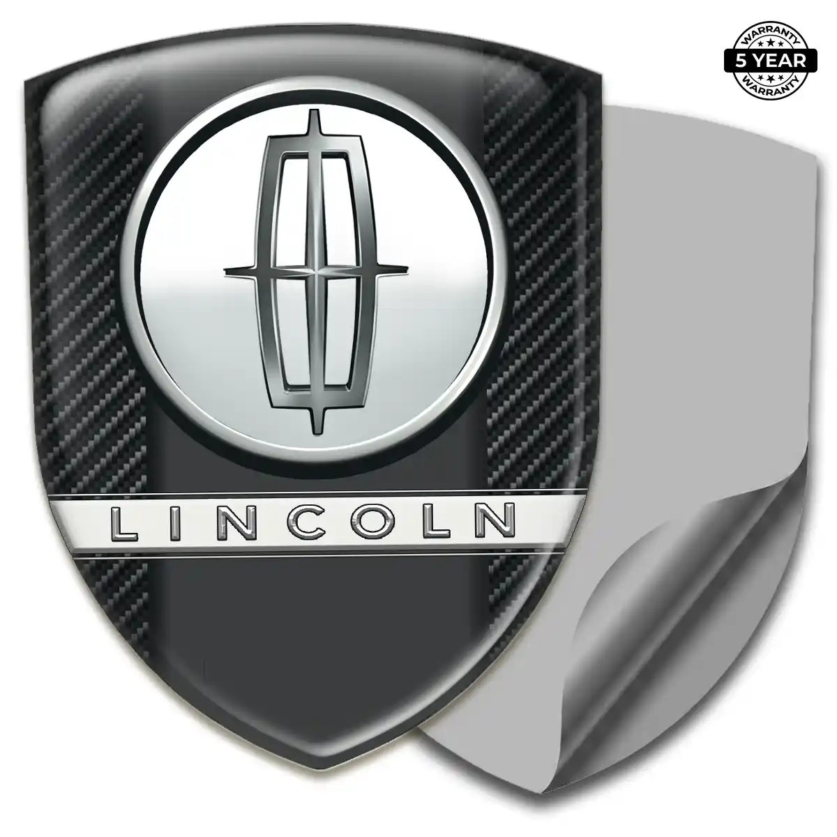 Lincoln Domed Badge Sleek Style