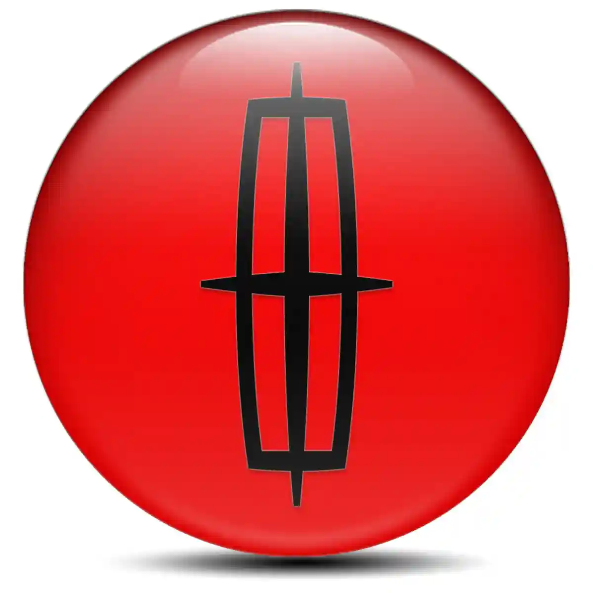 Lincoln Domed Emblem Self-Adhesive Refined Design