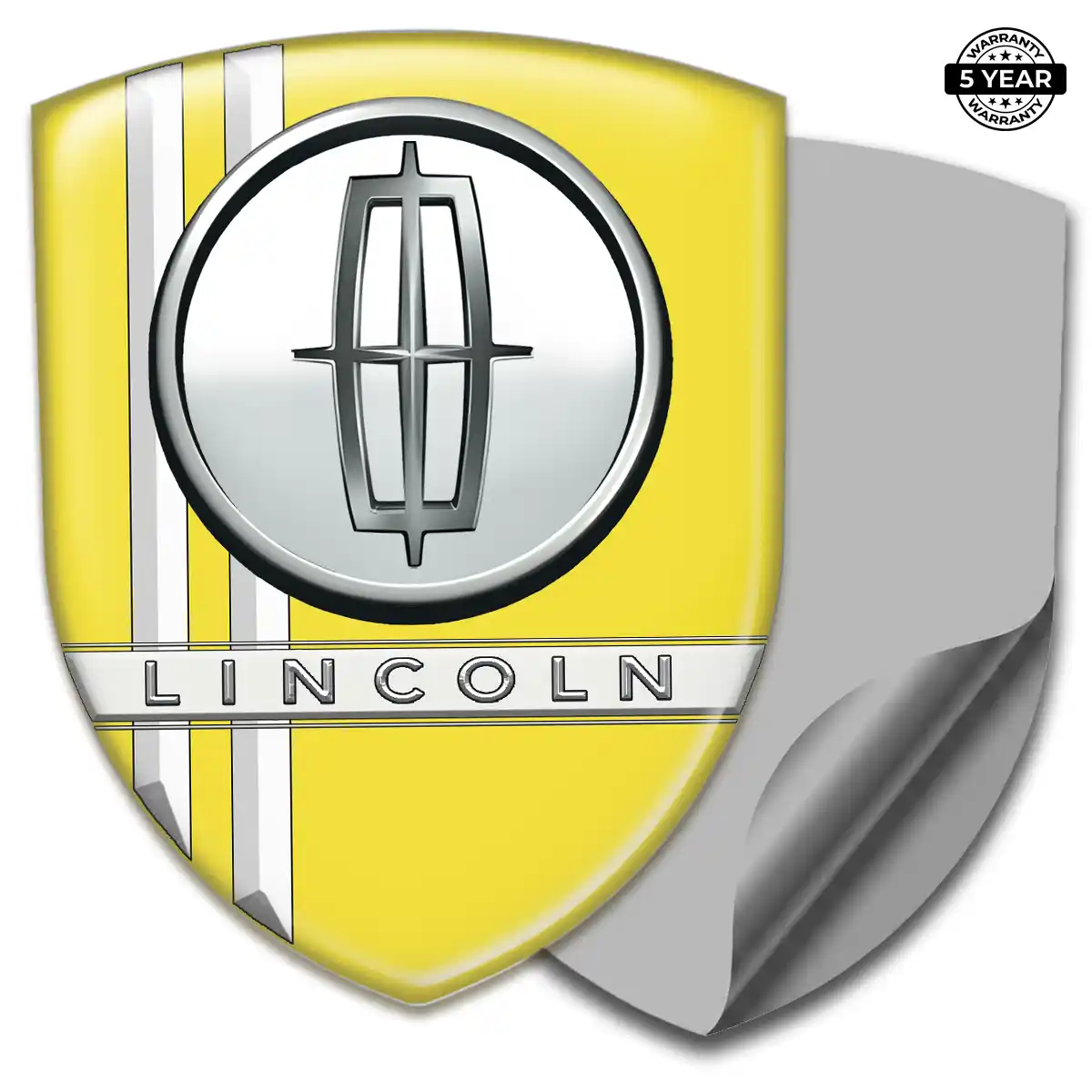Lincoln Domed Logo Decal Refined Design