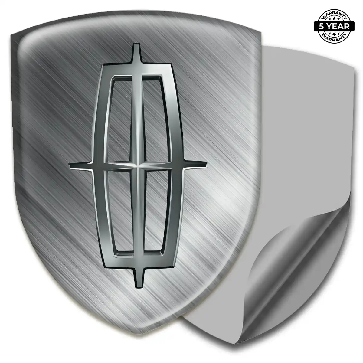 Lincoln Domed Logo Sticker Sleek Style