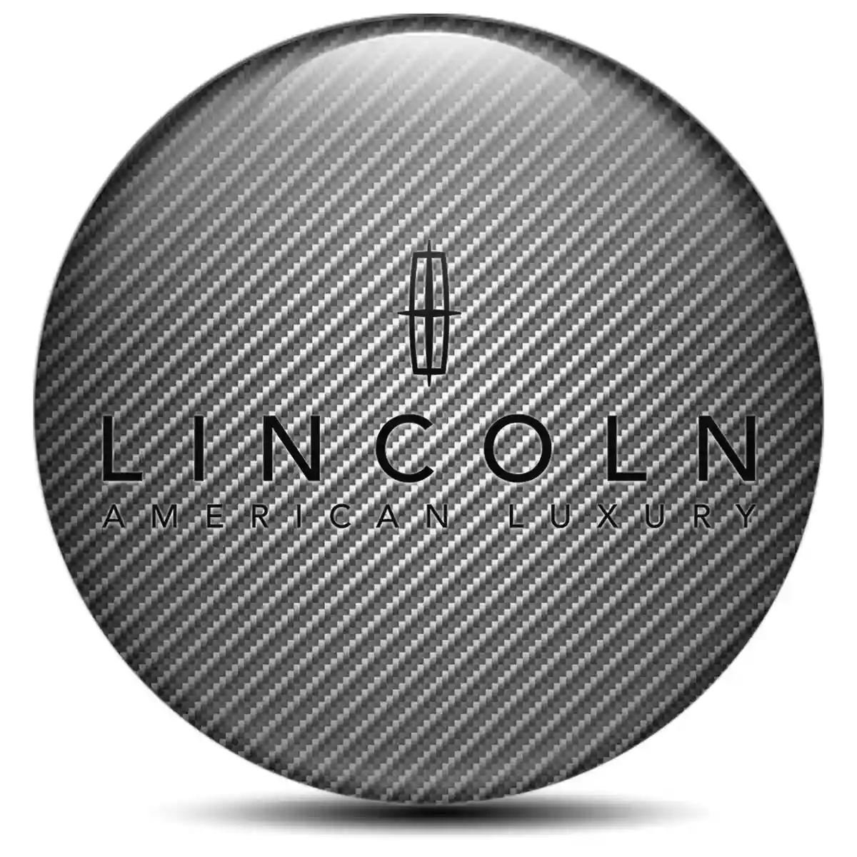 Lincoln Domed Sticker Elite Finish