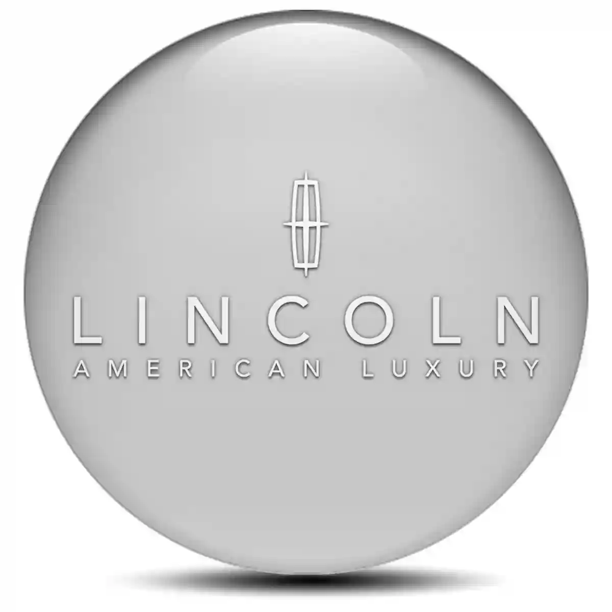 Lincoln Domed Sticker Refined Design