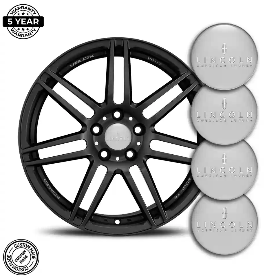Lincoln Domed Sticker Refined Design