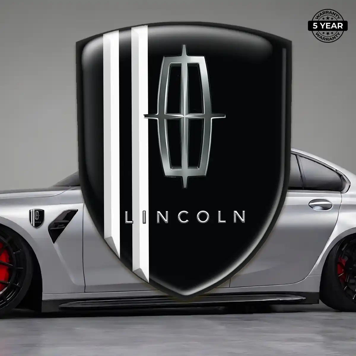 Lincoln Emblem Badge Logo Refined Design