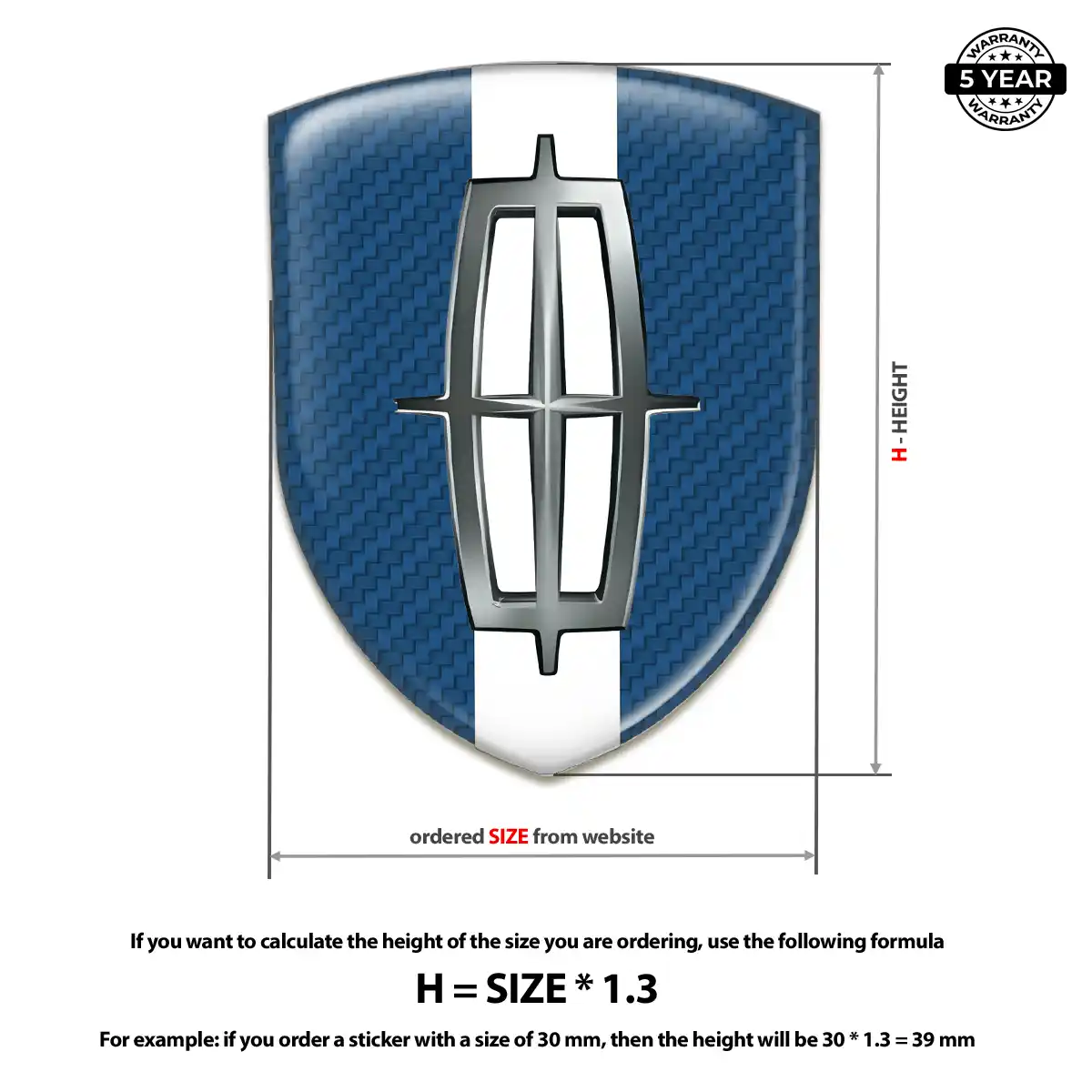 Lincoln Emblem Badge Logo Sleek Style