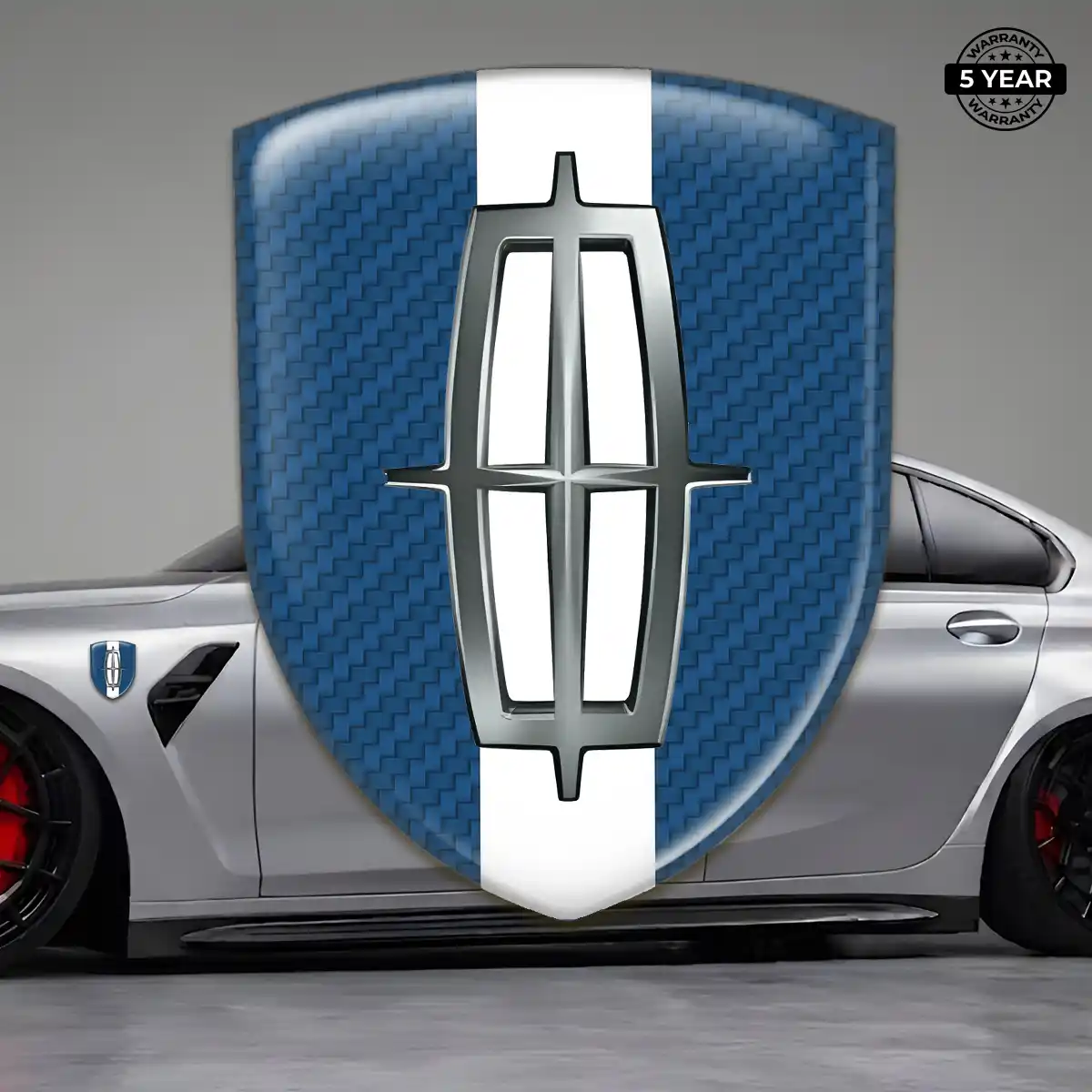 Lincoln Emblem Badge Logo Sleek Style
