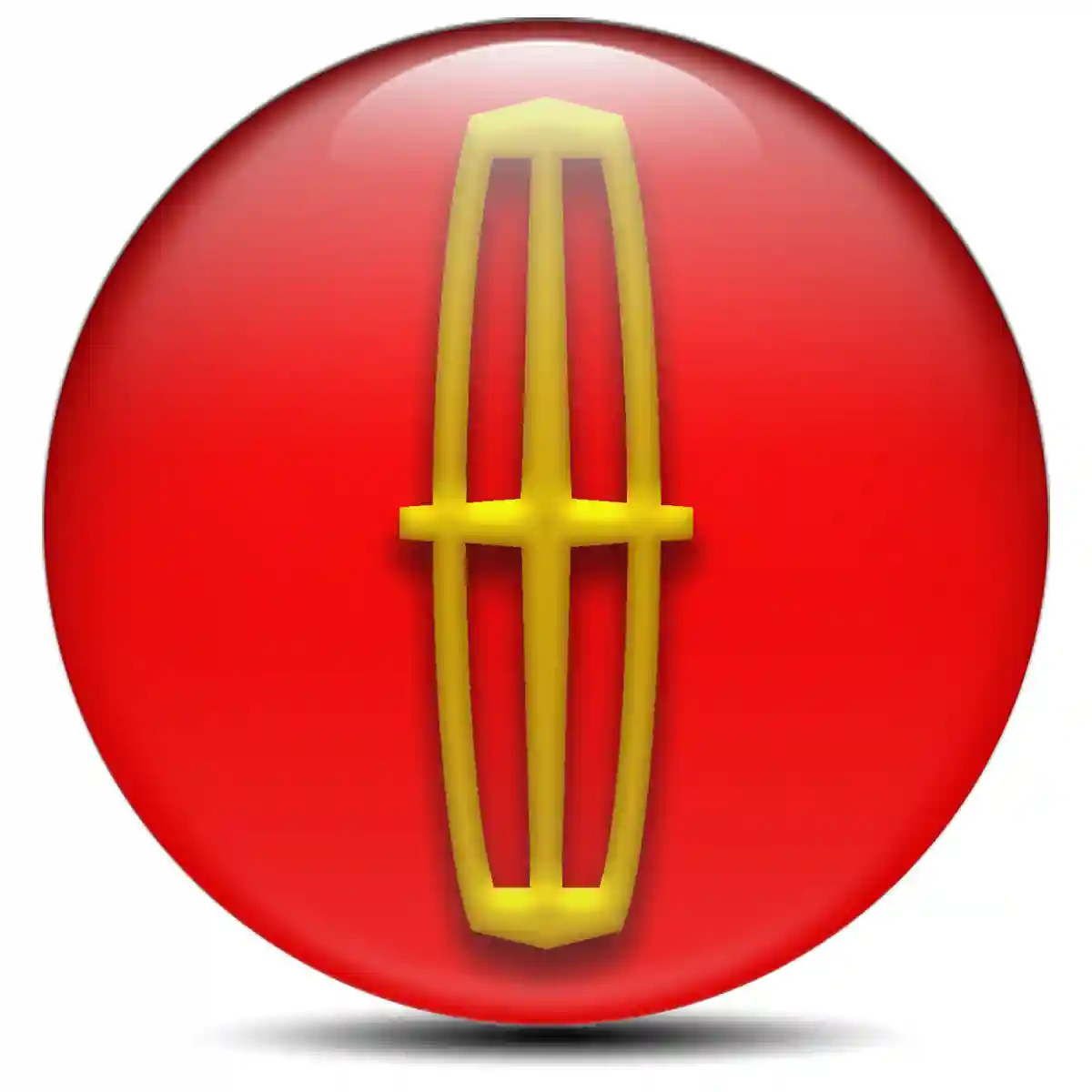 Lincoln Emblem Badge Self-Adhesive Sleek Style