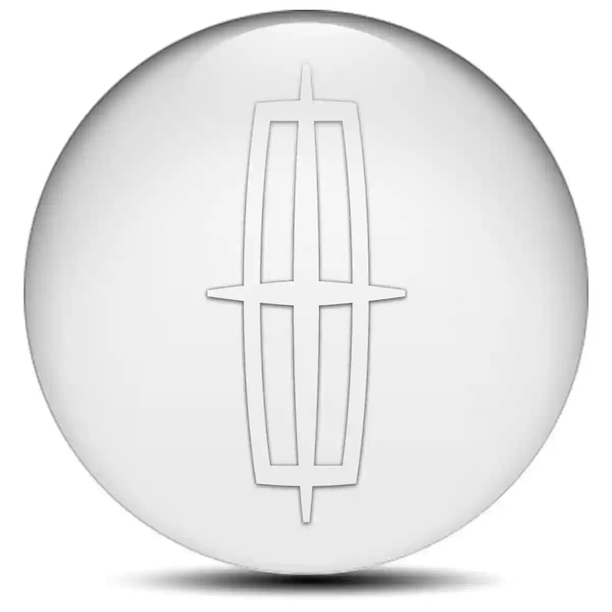 Lincoln Emblem Center Hub Cap Self-Adhesive Refined Design