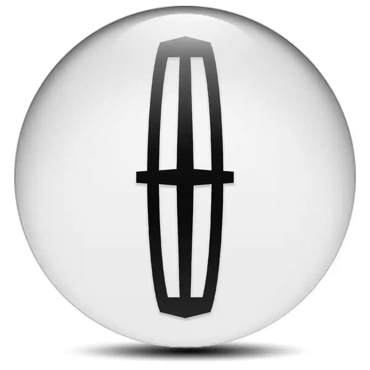 Lincoln Emblem Center Hub Cap Self-Adhesive Sleek Style
