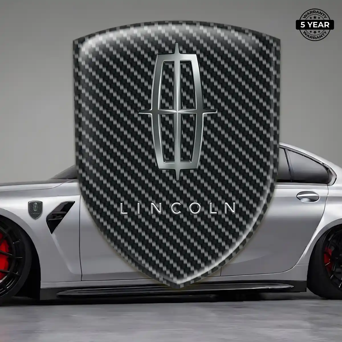 Lincoln Emblem Crest Elite Finish