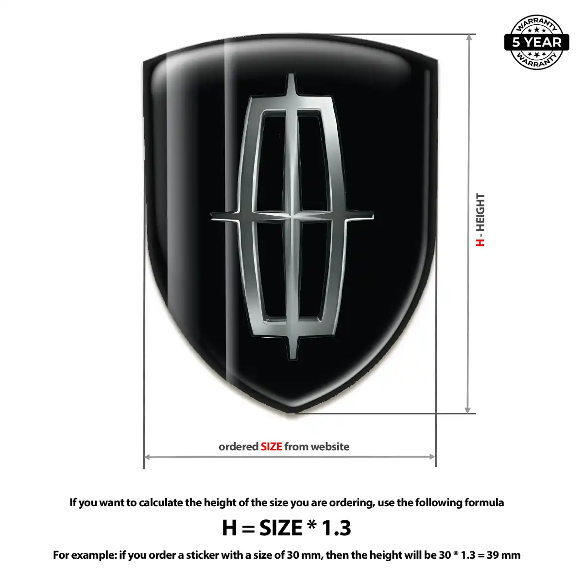 Lincoln Emblem Crest Refined Design