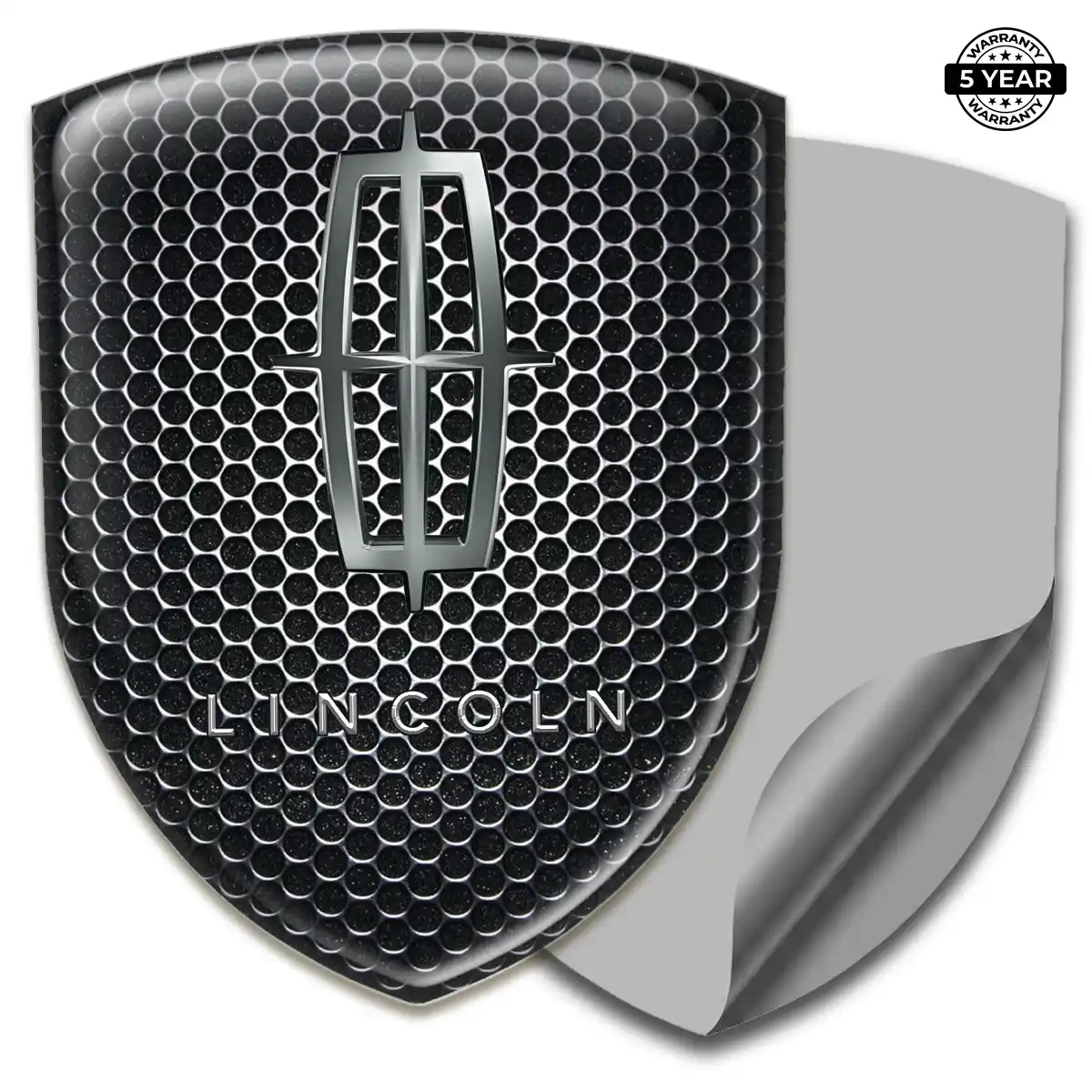 Lincoln Emblem Domed Badge Elite Finish