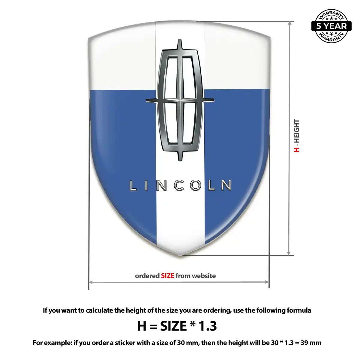 Lincoln Emblem Elite Finish