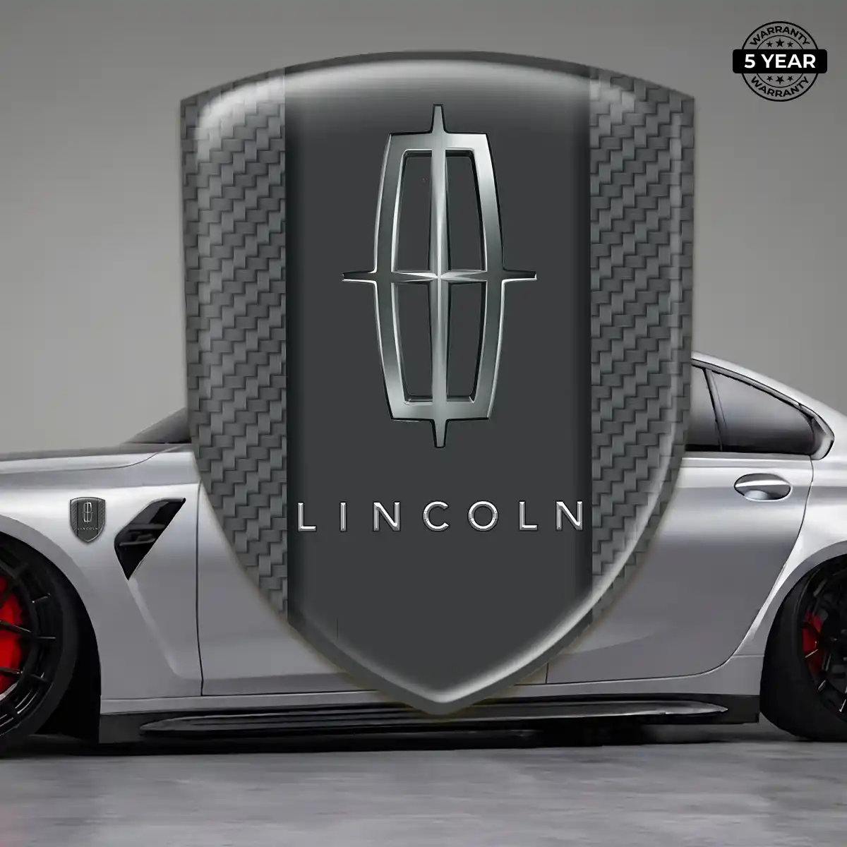 Lincoln Emblem Logo Badge Refined Design