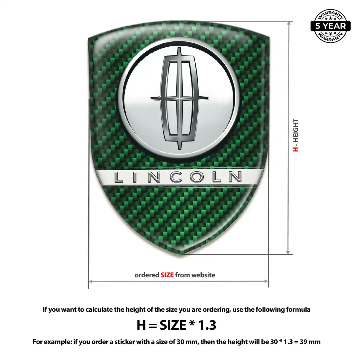 Lincoln Emblem Logo Refined Design