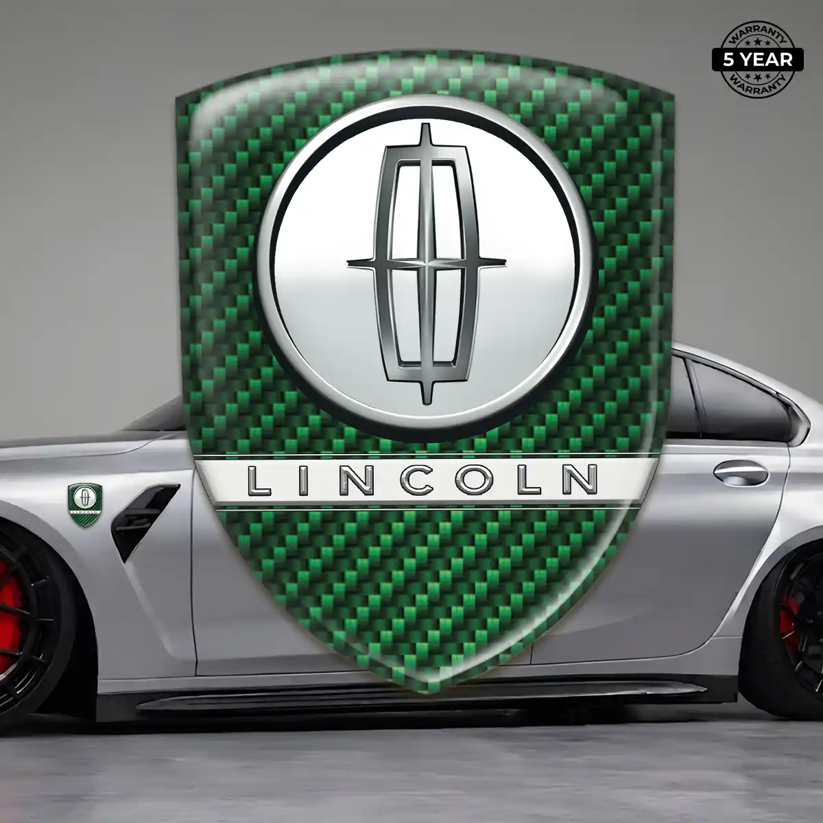 Lincoln Emblem Logo Refined Design