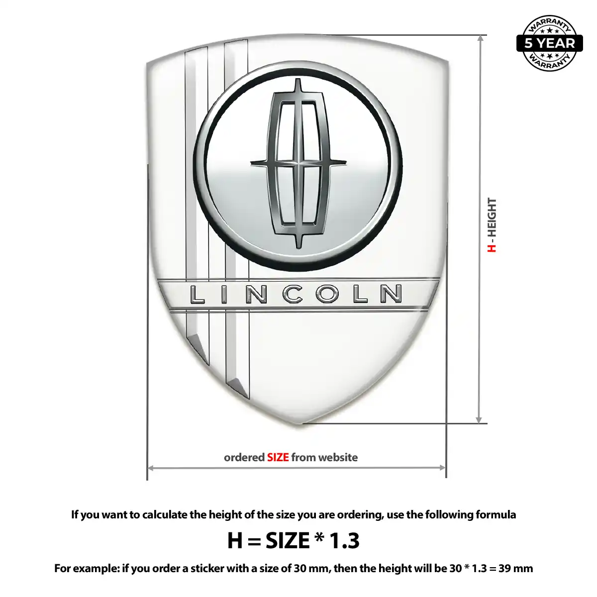 Lincoln Emblem Logo Sleek Style