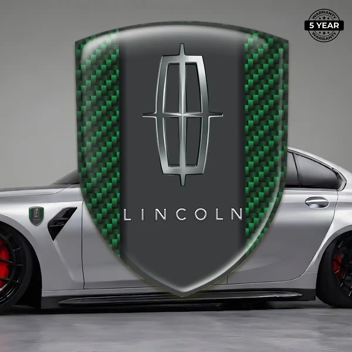 Lincoln Emblem Shield Refined Design