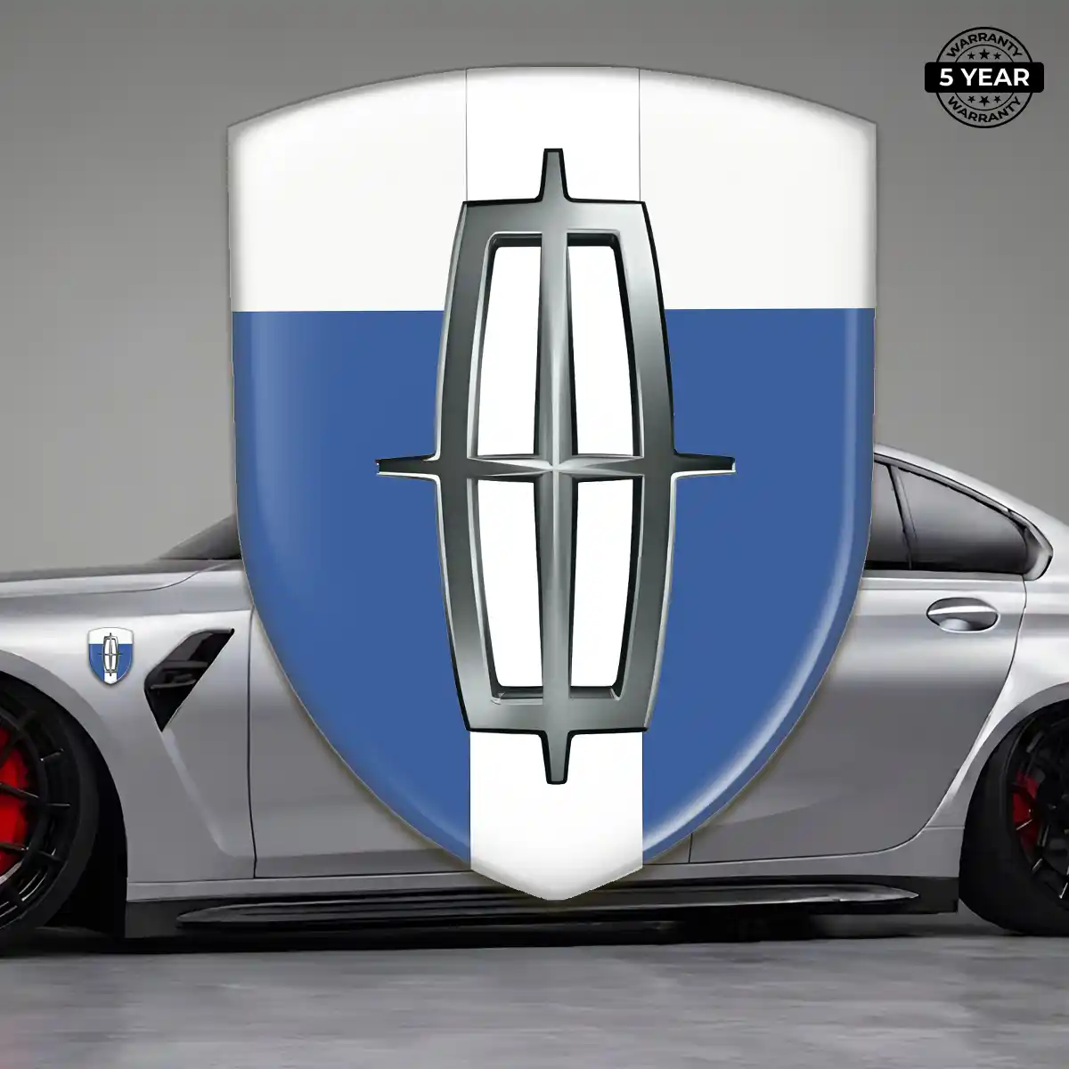Lincoln Emblem Shield Sleek Style