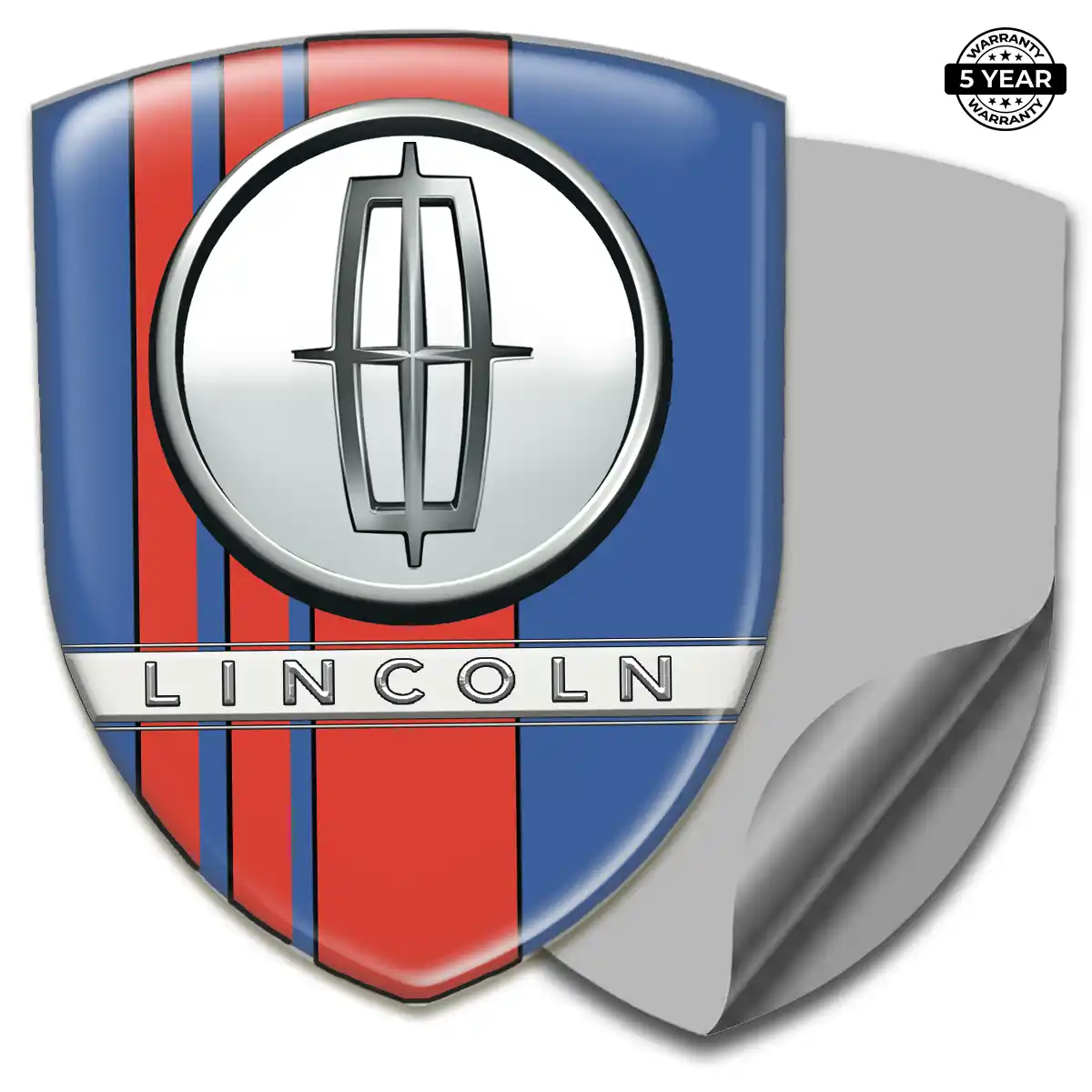 Lincoln Epoxy Domed Sticker Elite Finish