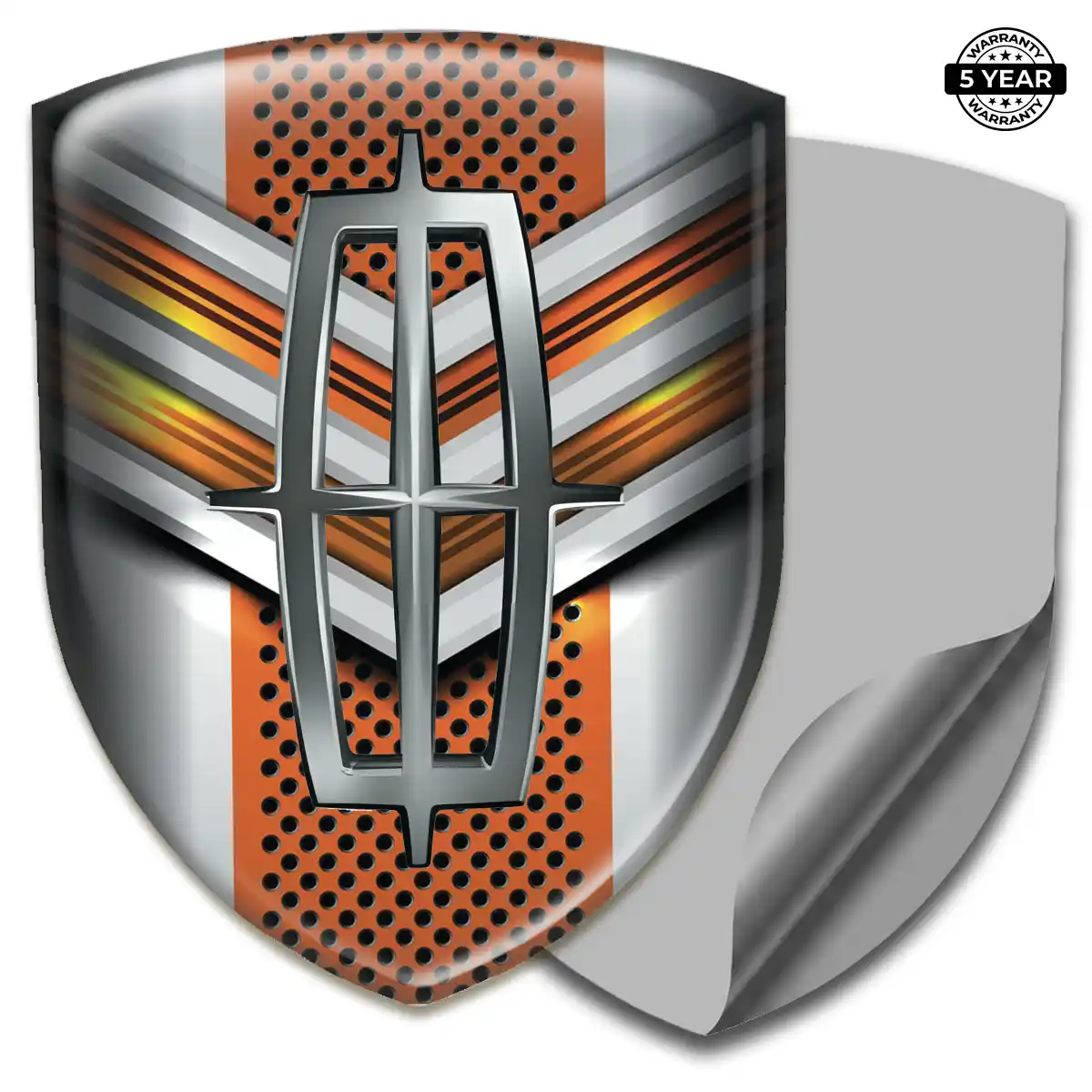 Lincoln Gel Badge Sticker Sleek Style
