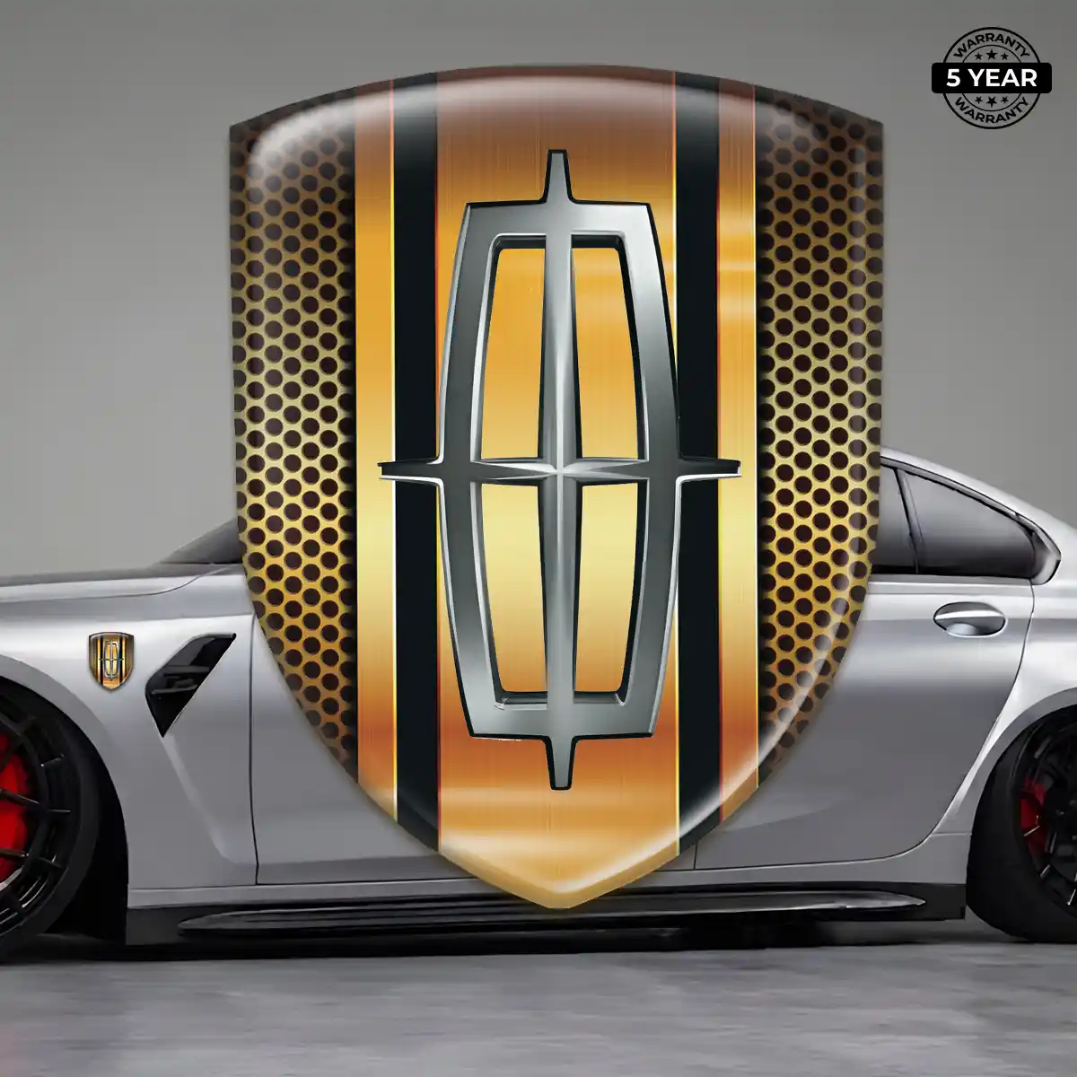 Lincoln Logo Badge Refined Design