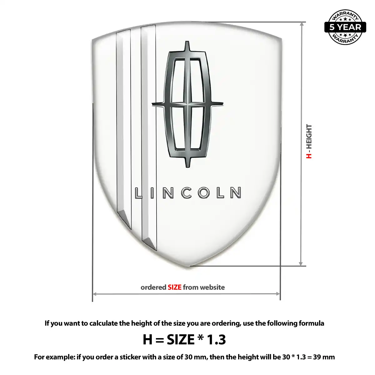 Lincoln Logo Badge Sleek Style