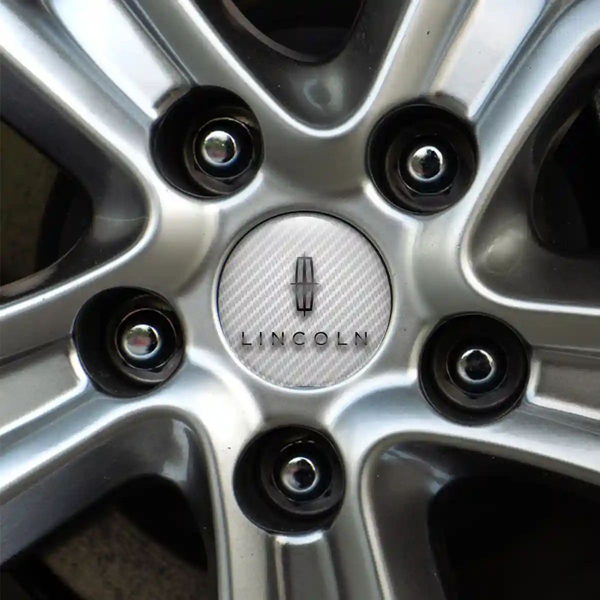 Lincoln Logo Silicone Sticker Sleek Style