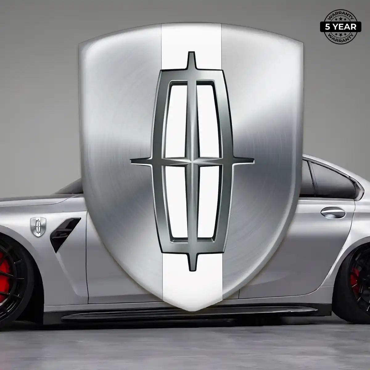 Lincoln Polyurethane Domed Sticker Elite Finish