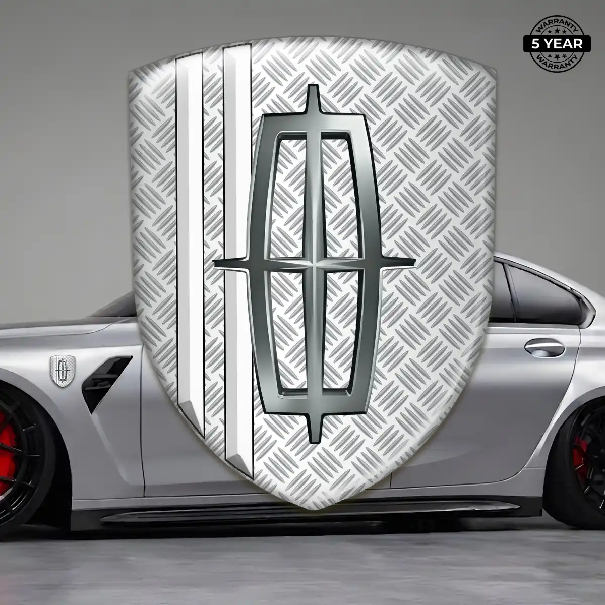 Lincoln Resin Badge Sticker Refined Design