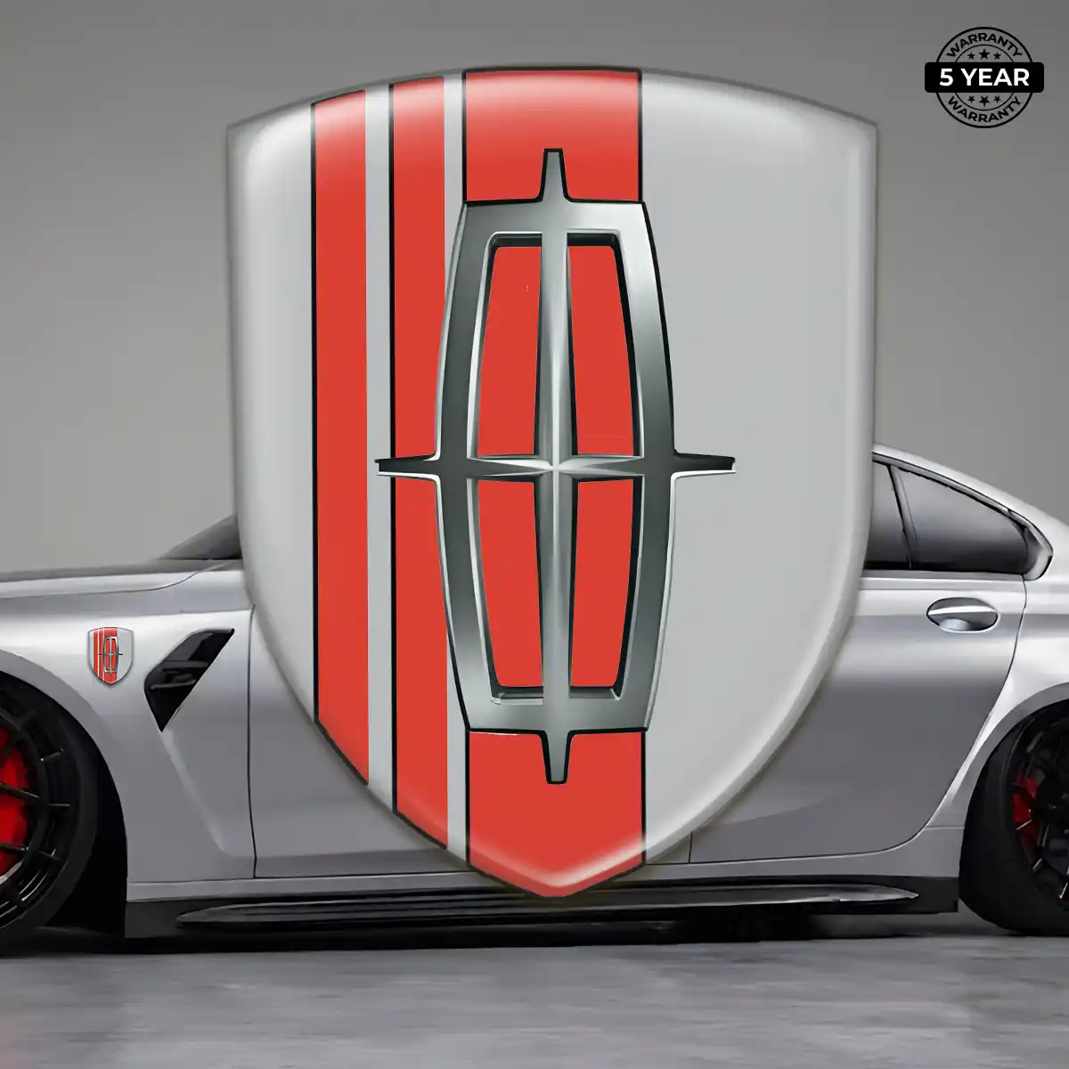 Lincoln Resin Domed Sticker Elite Finish