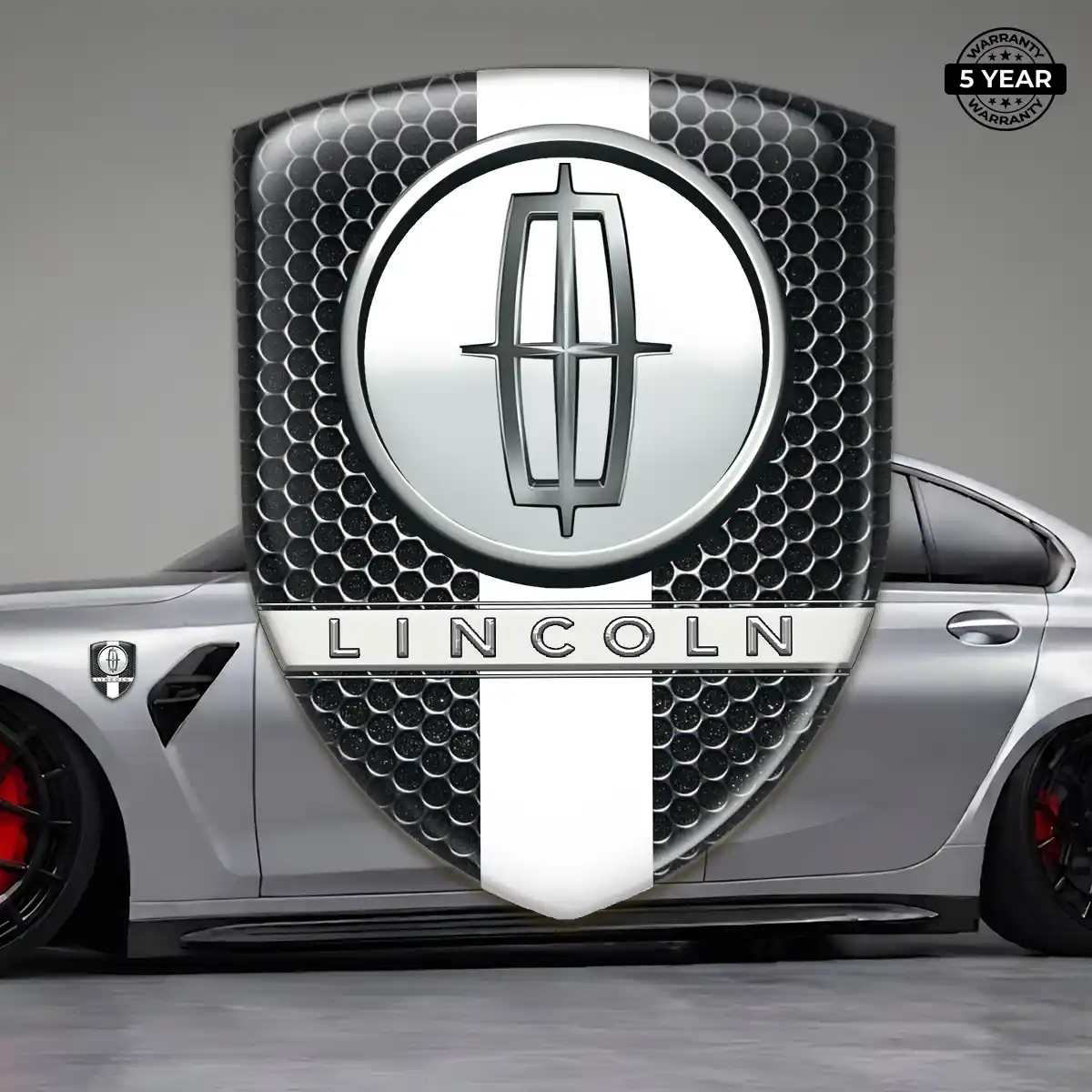 Lincoln Resin Emblem Sticker Elite Finish
