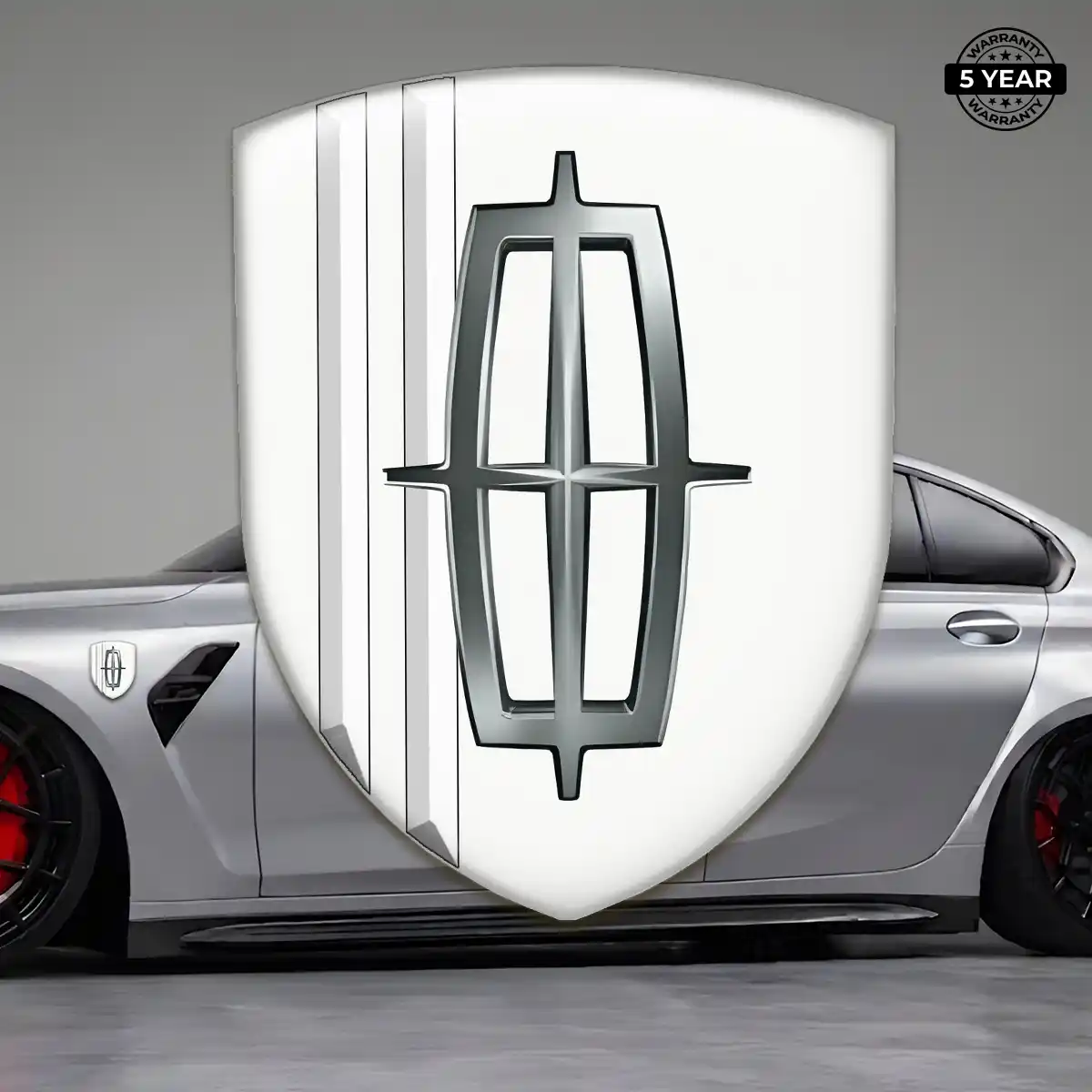 Lincoln Self Adhesive Emblem Sticker Sleek Style