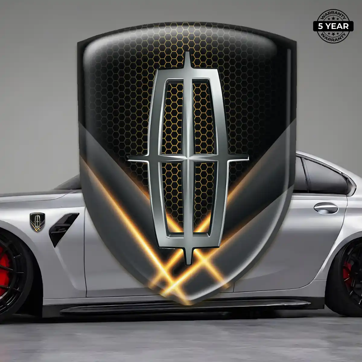 Lincoln Silicone Badge Refined Design